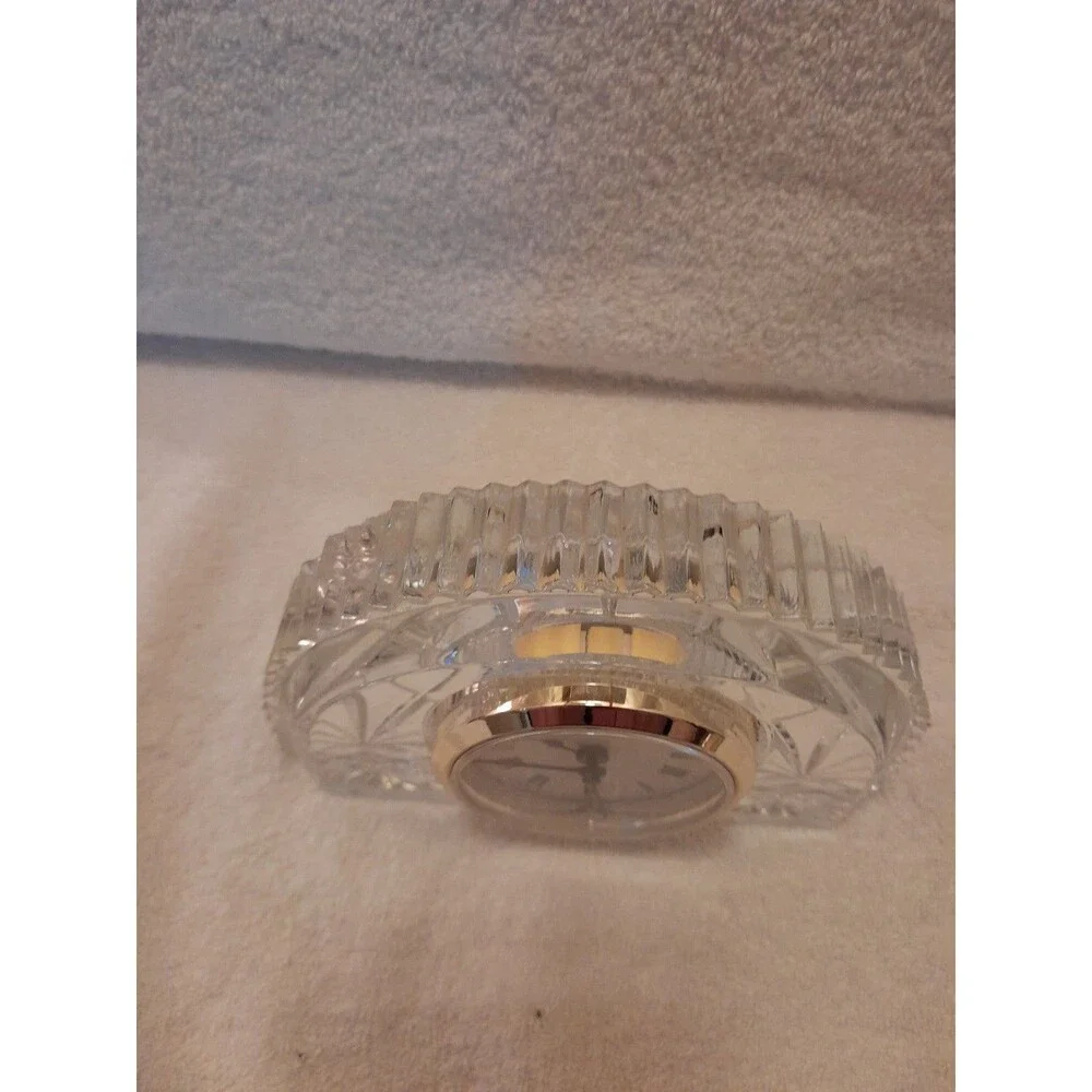 Shannon crystal vintage desk clock